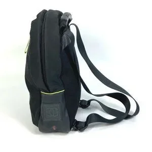 Chanel Sports line Backpack Backpack Black x neon yellow Chanel Sports line Backpack Backpack Black x neon yellow  main image 3